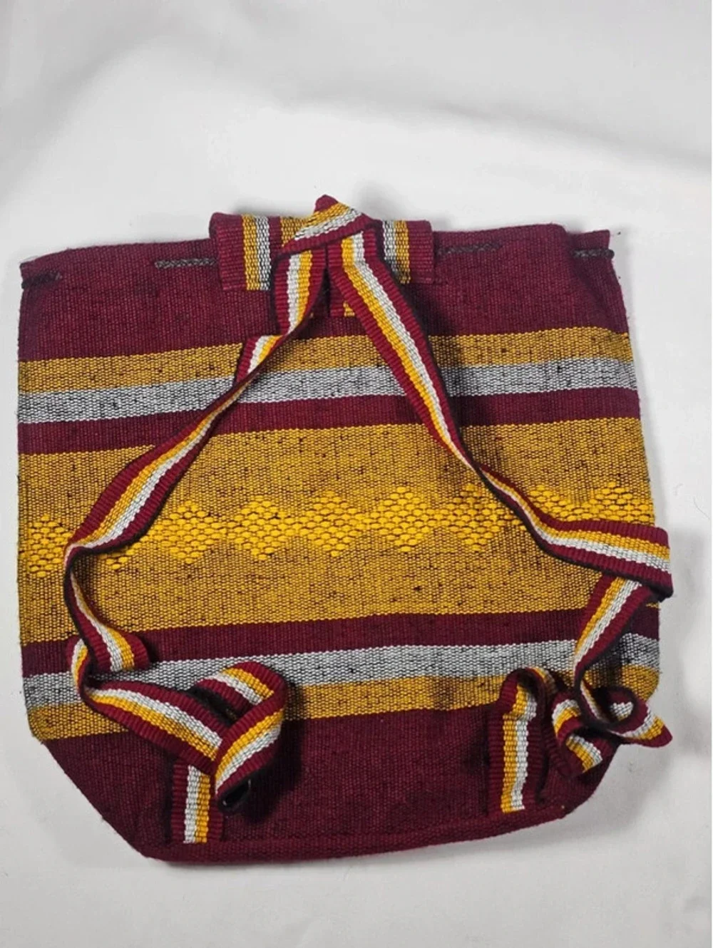 Vintage ASU Arizona State Sun Devils Woven Serape Backpack Sparky Logo